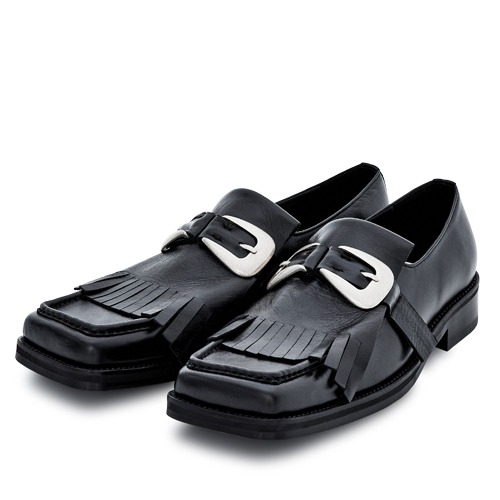 Buckle Loafers “BLACK”