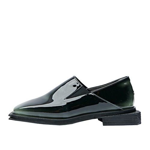 [40%OFF] Square Toe Loafer &quot;ENAMEL GREEN&quot;
