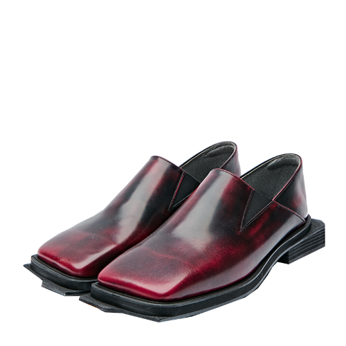 [50%OFF] Square Toe Loafer &quot;BRUSH WINE&quot; 250MM