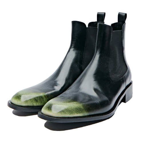 Chelsea Boots &quot;BRUSH GREEN WHITE&quot;