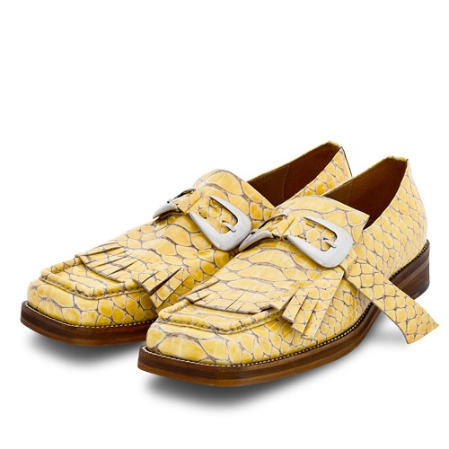 Buckle Loafers “YELLOW”