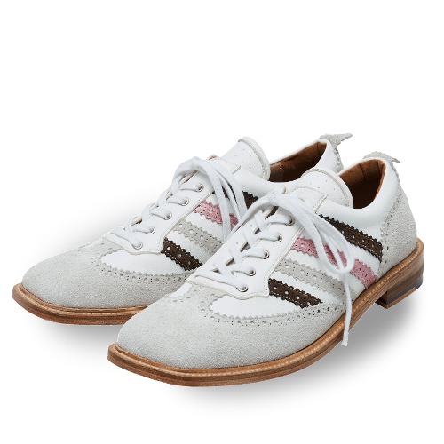 Oxford Sneakers &quot;WHITE&amp;PINK&quot;